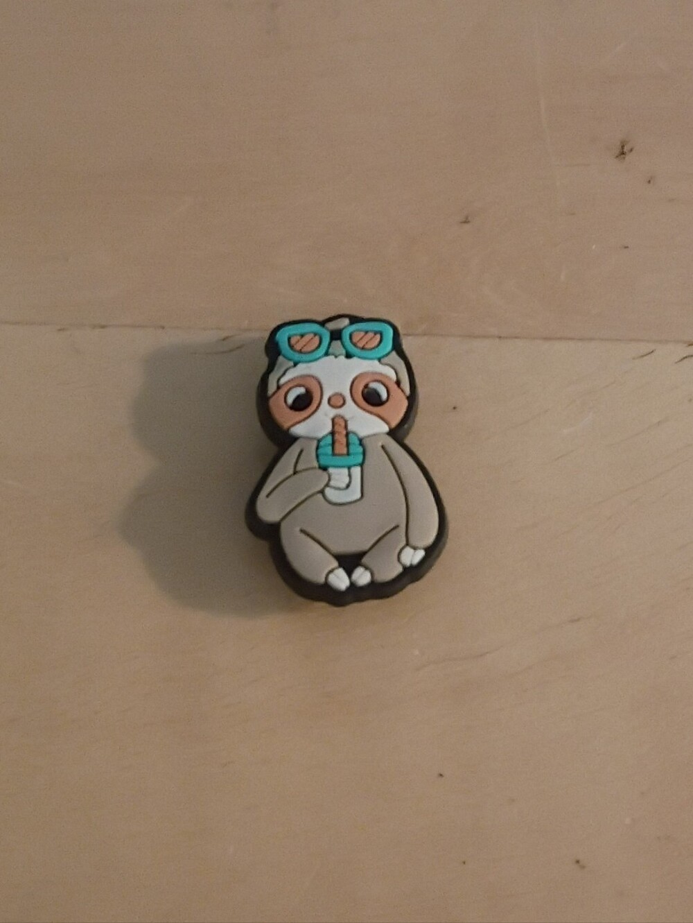 10 for $10 Jibbitz Croc Charms - Sloth w/ Blue Swim Goggles - New Shoe Charm
